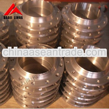EN1092 chemical industry grade5 WN P63 titanium flange