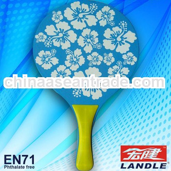 EN71 approved regular size with EVA handle beach racket