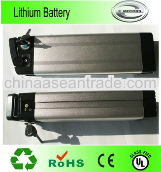 E Motors LiFePO4 battery 36V10Ah E-Bike battery with handle of lithium battery manufacture