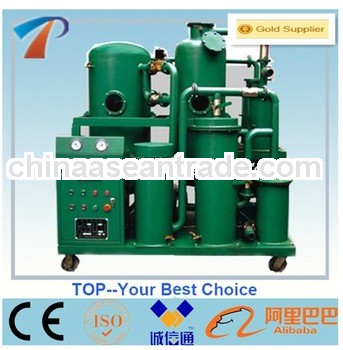 Easily portable insulating oil reclamation system, Low gas/air/water content at plant outlet, Anti-F