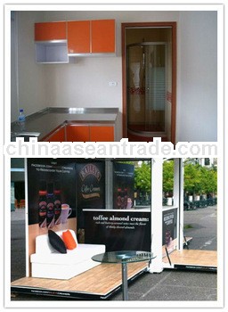 Easy assemble and disassemble container house for living/shopping