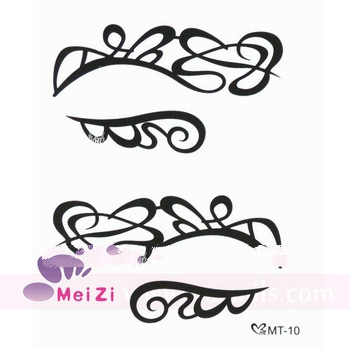 Eco-friendly rhinestone party eyes dress crystal makeup eye shadow sticker, MT09