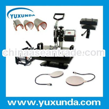 Economic and easy operate 8 in 1 combo heat press machine, 8 in 1 sublimation machine