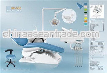 Economical Electrical Dental Chair Unit with Halogen operating light