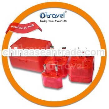 Electrical Plugs And Sockets With Highly Appreciated World Travel Adaptor SL-169