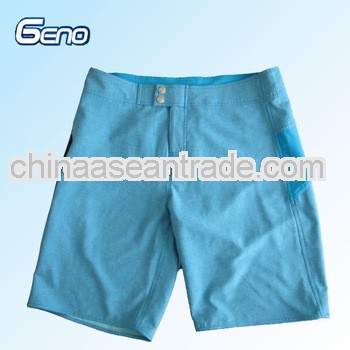 Embroidered material board shorts