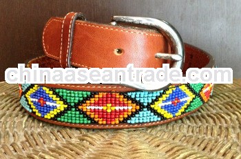 Embroidery beaded belt