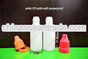 Empty 15ml PE White Plastic eye Dropper bottle for Liquid medicine manufacture