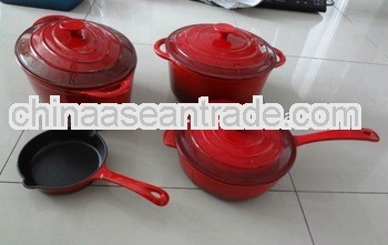 Enamelled Cast Iron Cookware set3