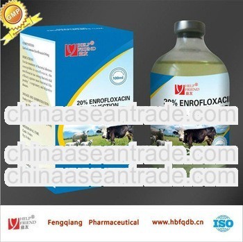 Enrofloxacin Injection 10% for animal parasite drug