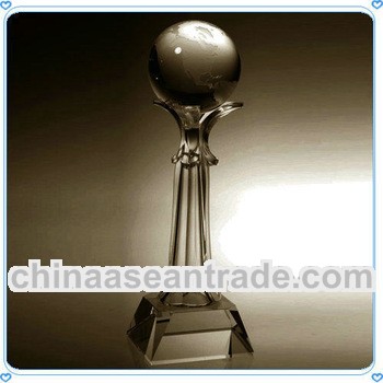 Excellent Glass Globe Trophy For Desktop Gifts