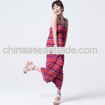 Exotic Beads Embellished Dress Magenta