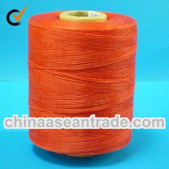 Extra strong polyester braid waxed thread
