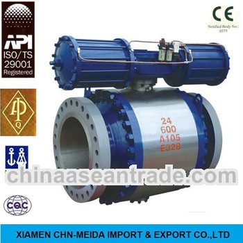 FB API Side Entry Pneumatic Actuator Ball Valve