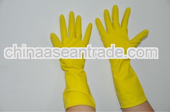 FDA/CE/ISO long sleeve latex household gloves,disposable long cuff gloves,in home and garlden /kicth