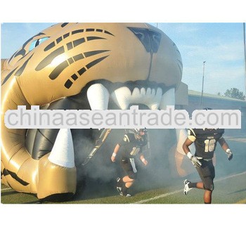 FT85 inflatable tiger sports tunnel