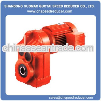 F series parallel helical electric motors gear drive
