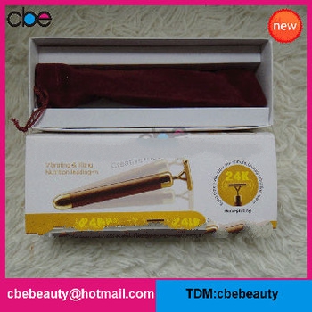 Face lifting with micro-currrent Beauty Bar 24k Golden Pulse Skin Care KD-68