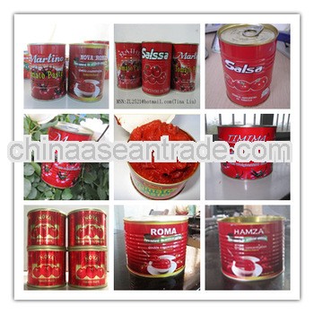 Factory!!! GINO Tomato paste birx28-30%,tomates in tins