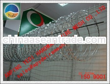 Factory!!!!!!!!!! Hot Sell & best quality BTO-22 CBT-60 CBT-65 concertina razor wire for protect
