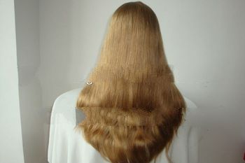 Factory Supply Blonde Skin Top Jewish Wig European Hair