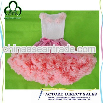 Fantastic Design fluffy ruffles chiffion pettiskirt for kids