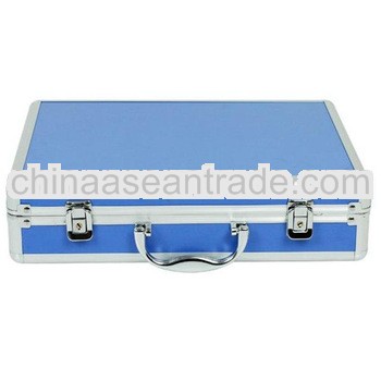 Fashion High Quality light blue aluminum tool case for papers