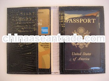 Fashion PU Leather Passport Case Holders