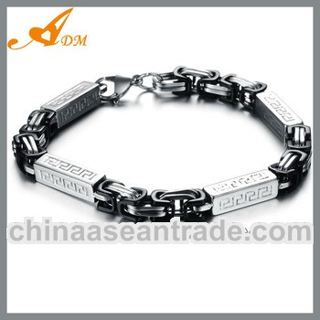 Fashion Personality black titanium cable bracelet