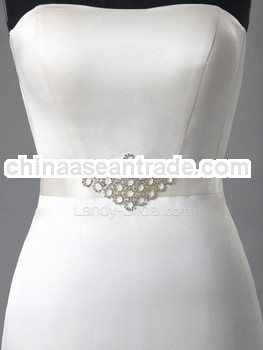 Fashion Silver Crystal Beaded Belt