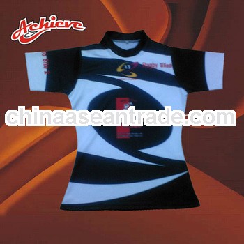 Fashion Sublimation printing rugby shirt