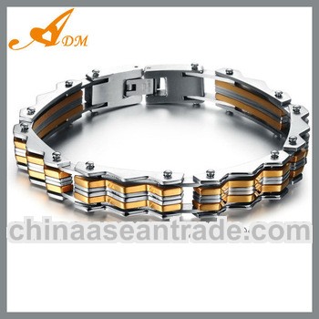 Fashion charming Wave type alloy titanium sports bracelet