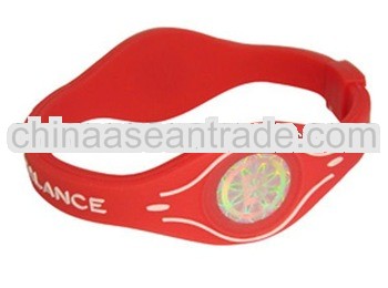 Fashion cheap magnetic silicon wristband