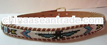 Fashion custom beaded western belt