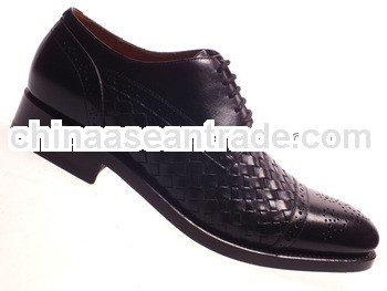 Fashion custom made goodyear welted men dress leather shoes 2014
