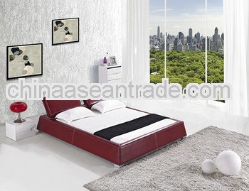 Fashion double bed frame/bed frame/red double bed