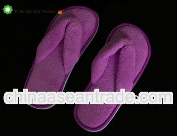 Fashion flip flop coral fleece slippers