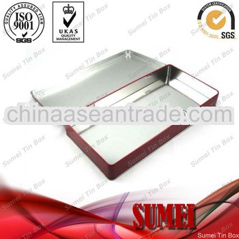 Fashion hinged tin boxes wholesale