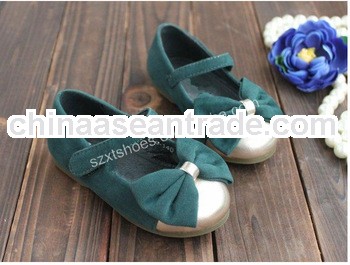 Fashion kid shoe bowknot flat shoe kids shoes wholesale