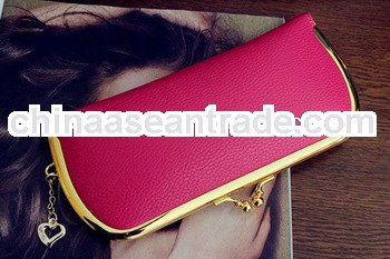 Fashion ladies pu leather wallet purse