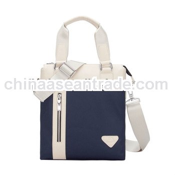 Fashion leisure laptop briefcase canva one shoulder bags