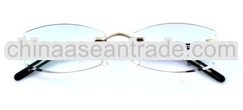 Fashion optical frame Titanium eyeglasses frames rimless eyewear