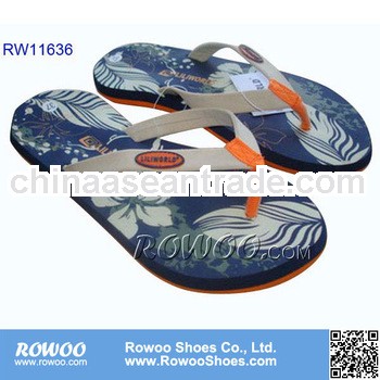 Fashion printing EVA ladies slippers