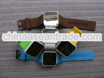 Fashion rubber band led watch, OEM welcome