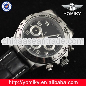 Fashion style 3ATM waterproof leather strap watch