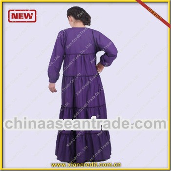 Fashionable 100% cotton knitted abaya KDTE008