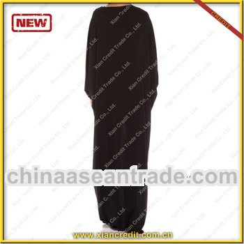 Fashionable muslim women summer dress with high quality composite silk KDT-287