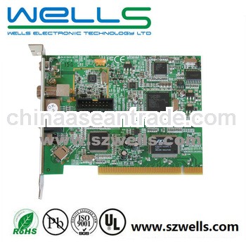 Fast PCB/PCBA supplier, PCBA for Main board, Gold fingers, UL/ISO/RoHS/TS16949