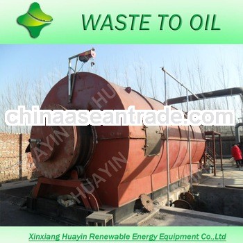 Fifth Generation Tyre To Oil Extraction Machine, Used Tires Pyrolysis Plant For Industrial Fuel