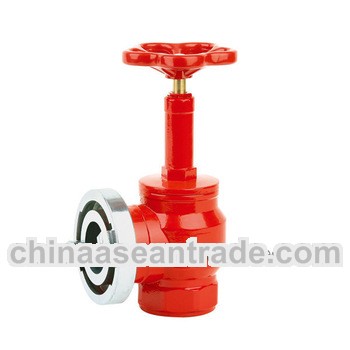 Fire hydrant landing valve for fire fighting equipment